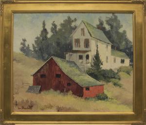 Jon Blanchette, "Near Cabrillo (Southern California)", oil painting fine art for sale purchase buy sell auction consign denver colorado art gallery museum
