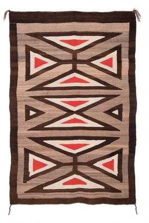 Trading Post Rug, Navajo, first quarter of the 20th century maltese cross Trading Post Rug, Navajo, first quarter of the 20th century