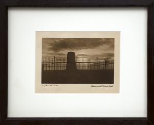 Joseph Dixon photogravure, Sunset on the Custer Field, vintage, antique photo, Sioux, Cheyenne, Vanishing Race, Feather Bonnet, horse, Plains Indian
