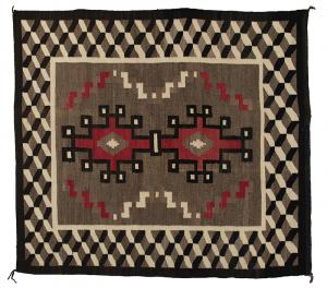 Navajo Rug vintage trading post 1940 1930 1920 wool textile weaving 19th century Native American Indian antique vintage art for sale purchase auction consign denver colorado art gallery museum