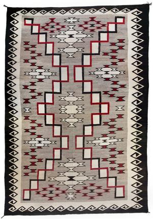 Trading Post Rug, Navajo, first quarter of the 20th century