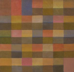 Margo Hoff, "Light Calendar Series #4", mixed media painting fine art for sale purchase buy sell auction consign denver colorado art gallery museum abstract expressionist woman artist mid-century modern 