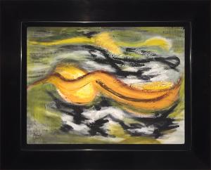 Louis Leon Ribak, "Untitled (Taos Landscape)", oil, circa 1950