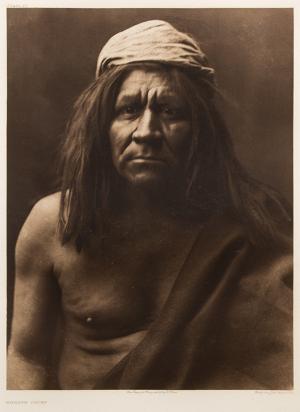 Edward Sheriff Curtis, "Mohave Chief, Portfolio #2, Plate #57", photogravure, 1903