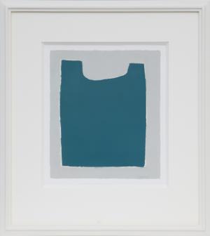 Wilma Fiori, "Untitled (Circle Series)", monotype, circa 1990, Print, modernist, midcentury, modern, abstract, Art, for sale, Denver, Colorado, gallery, purchase, vintage