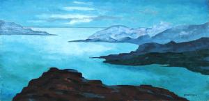 Marjorie Chambers, The Coast, oil painting, marine, seascape
