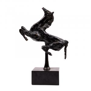 Eunice Katz, sculpture, Horse, bronze, carousel, 1960, 1970, 1980, artist, woman, female, jewish, Fine art, art, for sale, buy, purchase, Denver, Colorado, gallery, historic, antique, vintage, artwork, original, authentic 