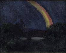 Carl Eric Olaf Lindin, "Rainbow", oil, 1906