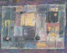 Paul Kauvar Smith, "Untitled (Abstract)", oil, c. 1955