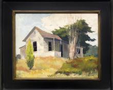 Jon Blanchette, "On Freedom Road (Near Watsonville, California)", oil painting fine art for sale purchase buy sell auction consign denver colorado art gallery museum 