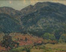 John Fabian Carlson, "Granite Barriers (Colorado)", oil, c. 1920, John F. Carlson, woodstock, byrdcliffe