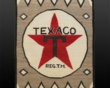 "Texaco" Pictorial Weaving, Navajo, circa 1930