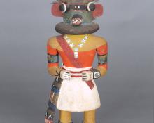 Payik-ala Three-Horned Kachina, Hopi, circa 1930  for sale purchase consign auction art gallery museum denver
