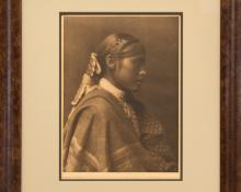Edward Sheriff Curtis, "Sigesh - Apache", photogravure, 1903 North American Indian Portfolio photography Vanishing Race 