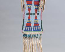 crow mirror bag antique native american indian beadwork for sale purchase 19th century 1890