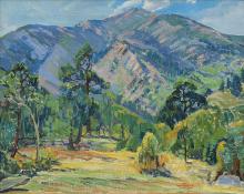 David Spivak, "Colorado Mountain", oil, 1928