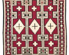 Ganado Trading Post rug 19th century Native American Indian antique vintage art for sale purchase auction consign denver colorado art gallery museum