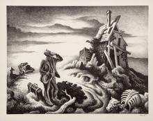 Thomas Hart Benton, "The Prodigal Son (edition of 250)", lithograph, 1939