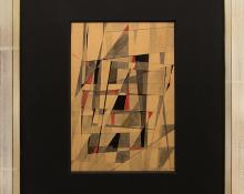 Edward (Eduardo) Arcenio Chavez, "Untitled (Abstract)", mixed media, 1958 painting fine art for sale purchase buy sell auction consign denver colorado art gallery museum