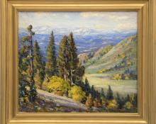 Robert Alexander Graham, "Untitled (Near Genesee, Colorado)", oil fine art for sale purchase buy sell auction consign denver colorado art gallery museum