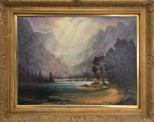 Jerry Malzahn, "After the Storm (Dream Lake, Rocky Mountain National Park)", oil painting fine art for sale purchase buy sell auction consign denver colorado art gallery museum