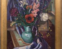 Frank Vavra, "Still Life", 1930s oil painting fine art for sale purchase buy sell auction consign denver colorado art gallery museum