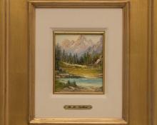 Richard Tallant, RH R.H. Tallant colorado landscape oil painting 19th century