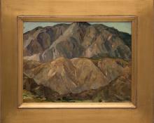 Nellie Knopf, "Mountain Study near Ziuapau Mexico", oil, circa 1940 painting fine art for sale purchase buy sell auction consign denver colorado art gallery museum