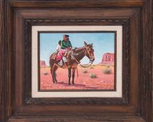 Phil Hayward, "Navajo Country", oil painting fine art for sale purchase buy sell auction consign denver colorado art gallery museum