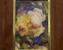 Anna Keener Flowers vintage still life oil painting fine art for sale purchase buy sell auction consign denver colorado art gallery museum 