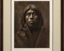 Edward Sheriff Curtis, "Quniaika- Mohave, Portfolio #2, Plate #60", photogravure