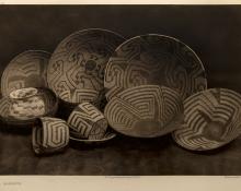 Edward Sheriff Curtis, "Pima Baskets, Portfolio #2, Plate #41", photogravure, 1907