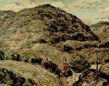 Ernest Lawson, "Untitled (Cripple Creek Mine)", oil, 1924 broadmoor academy colorado