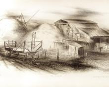 George Vander Sluis, "Colorado Farm", lithograph, 1941