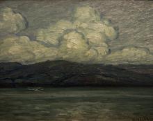 Carl Eric Olaf Lindin, "Untitled (Sweden)", oil, c. 1920