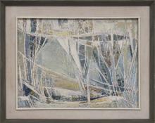 RicRichard Sorby, "The Chinook", mixed media, circa 1960 painting fine art for sale purchase buy sell auction consign denver colorado art gallery museum