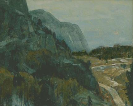 John Fabian Carlson, "Rocky Dell", oil, c. 1920