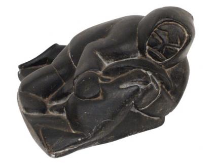 Inuit sculpture circa 20th century, soapstone statue native american, native american fine art, native american sculpture, arctic native american art