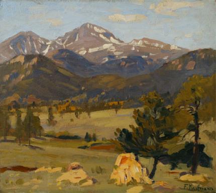 Ferdinand Kaufmann, "Untitled (Colorado Landscape)", oil, c. 1930
