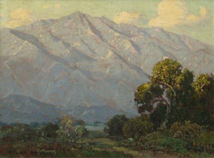 Edgar Alwin Payne, "View from Arroyo Seco", oil, c. 1920