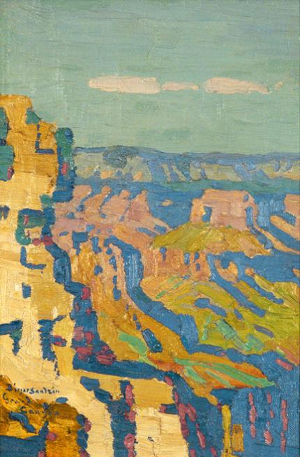 Sven Birger Sandzen, "Grand Canyon", oil on canvas, c. 1915