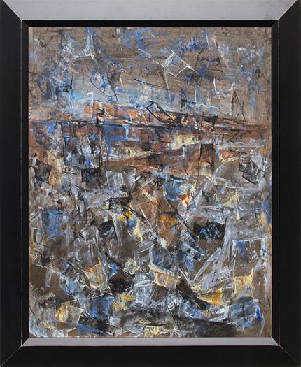 Charles Ragland Bunnell, "Untitled (Abstract)", oil, 1964, for sale purchase consign auction denver Colorado art gallery museum