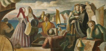 Boardman Robinson, "The Dutch in the Baltic", oil on canvas, c. 1927