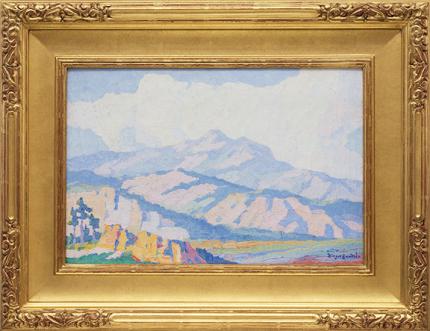 Sven Birger Sandzen, "Untitled (Colorado)", oil, c. 1915