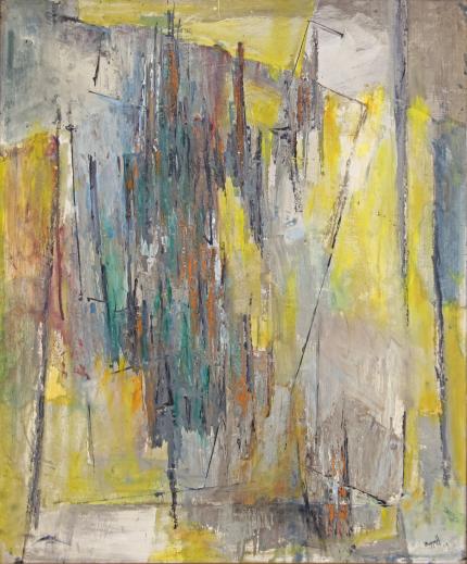 Charles Ragland Bunnell, "Untitled" 1958 oil painting fine art for sale purchase buy sell auction consign denver colorado art gallery museum