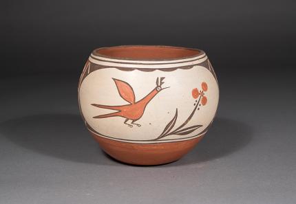 Jar, Zia, third quarter of the 20th century, polychrome southwestern pottery native american indian pueblo