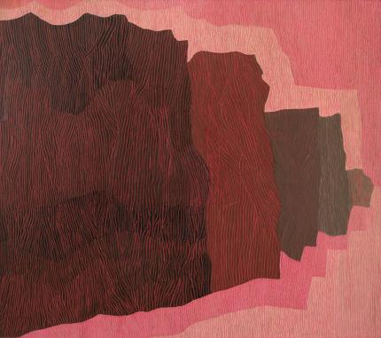 Margo Hoff, "Untitled II", mixed media, circa 1968 painting for sale purchase auction consign denver colorado art gallery museum