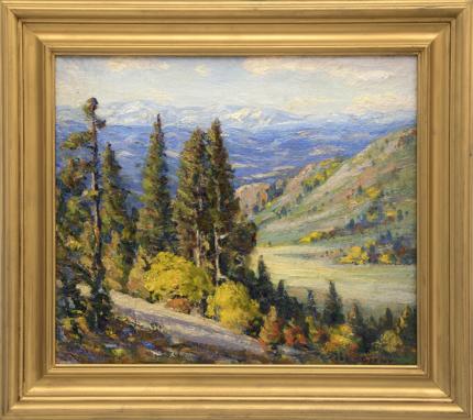 Robert Alexander Graham, "Untitled (Near Genesee, Colorado)", oil fine art for sale purchase buy sell auction consign denver colorado art gallery museum