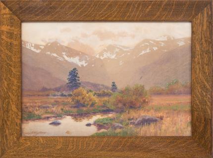 Charles Partridge Adams Autumn Afternoon Estes Park (Moraine Park, Colorado fine art for sale purchase buy sell auction consign denver colorado art gallery museum  