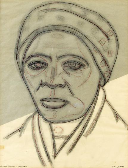 Angelo Di Benedetto, "Harriet Tubman c 1821-1913", graphite, 1977